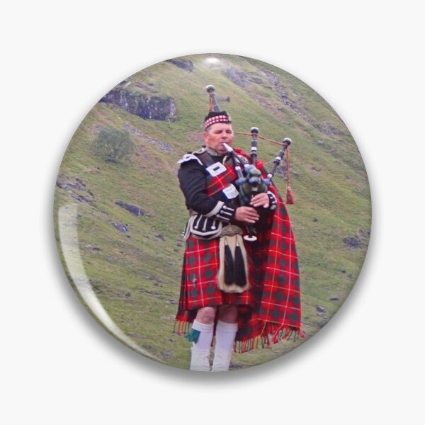 Item preview, Lone Scottish bagpiper, Highlands, Scotland designed and sold by FranWest.