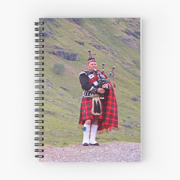 Item preview, Lone Scottish bagpiper, Highlands, Scotland designed and sold by FranWest.