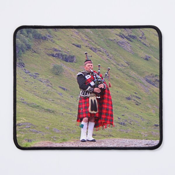 Item preview, Lone Scottish bagpiper, Highlands, Scotland designed and sold by FranWest.