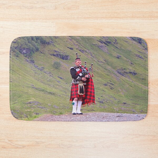 Item preview, Lone Scottish bagpiper, Highlands, Scotland designed and sold by FranWest.