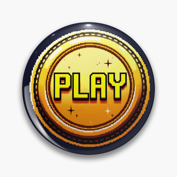Item preview, Pixel Play Token: Retro Coin designed and sold by Jollys-ArtShop.