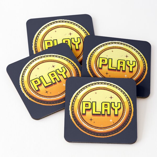 Item preview, Pixel Play Token: Retro Coin designed and sold by Jollys-ArtShop.