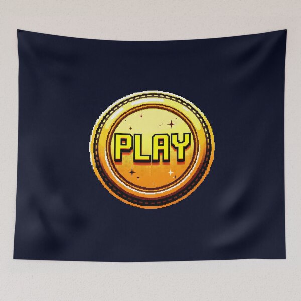 Item preview, Pixel Play Token: Retro Coin designed and sold by Jollys-ArtShop.