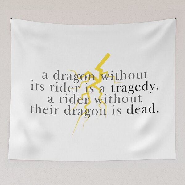Item preview, "a dragon without its rider is a tragedy. a rider without their dragon is dead." -fourth wing, rebecca yarros designed and sold by madebysam :).