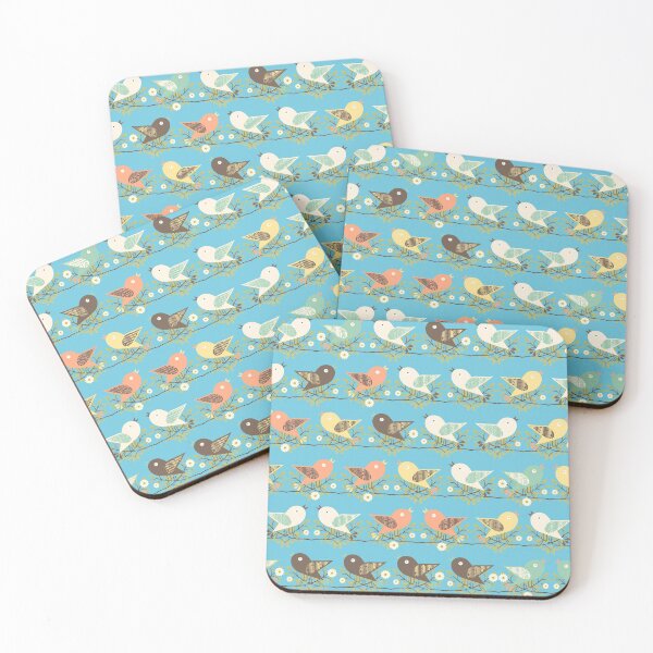 Item preview, Assorted birds pattern designed and sold by Gaspar Avila.