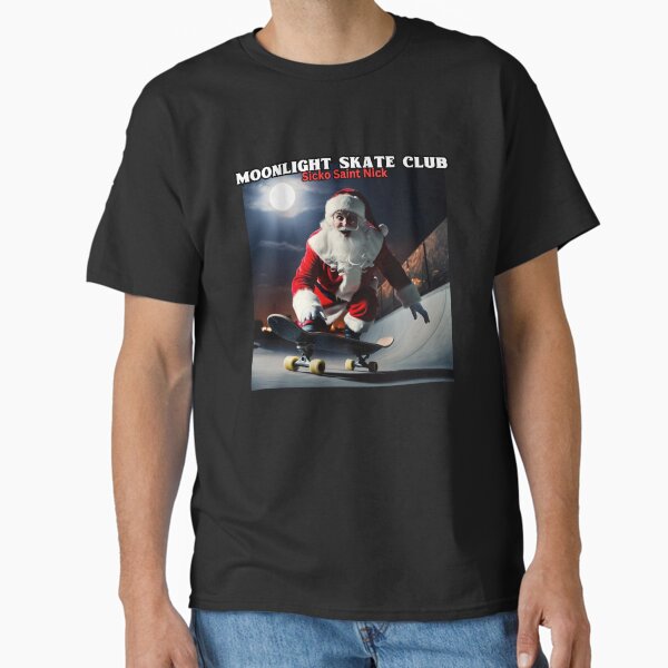 Artikel-Vorschau von Sicko Saint Nick, Skateboarding Evil Santa, designt und verkauft von FroggyFly Designs.