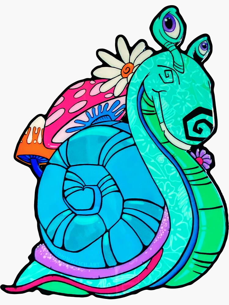 Thumbnail 3 of 3, Sticker, SloMo designed and sold by jillwilli.