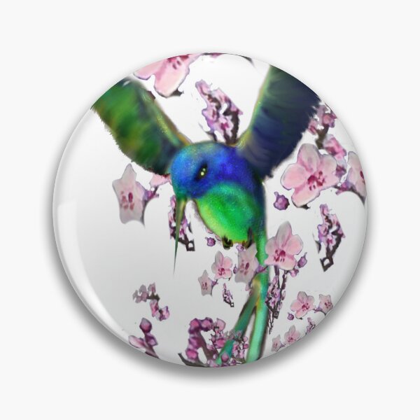 Item preview, hummingbird cherry blossom  designed and sold by CDT Art.
