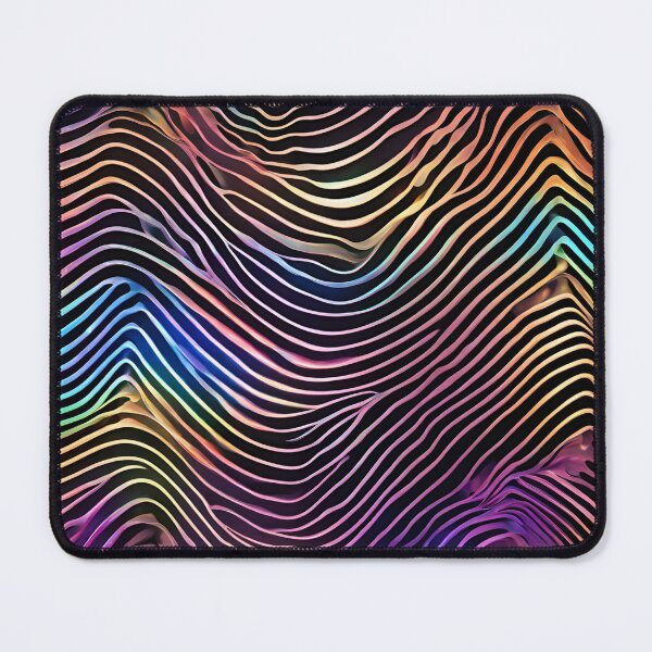 Item preview, Intertwined Holographic Waves and Mesh Pattern designed and sold by Traloch O'Laoi.