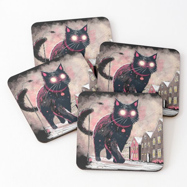 Item preview, Icelandic Christmas Yule Cat designed and sold by HRSCreates.
