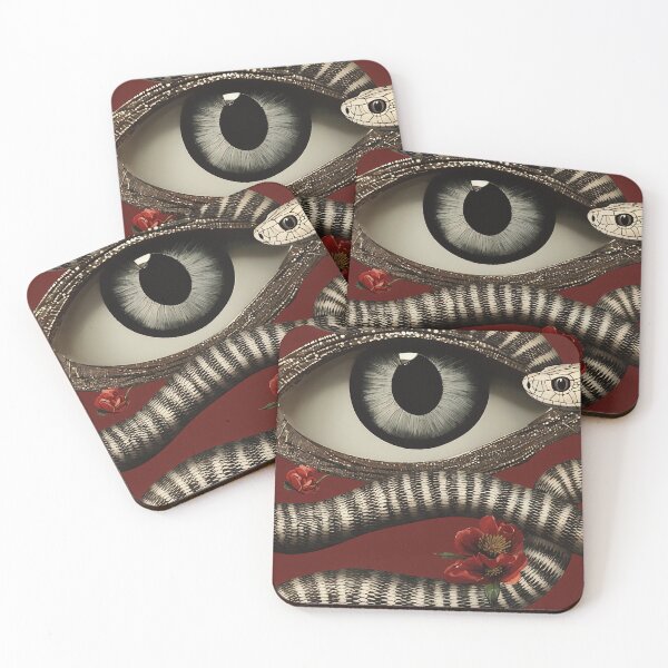 Item preview, Surreal Chinese Year of the Snake: Abstract Face with Serpentine Grace designed and sold by yinyuecreation.