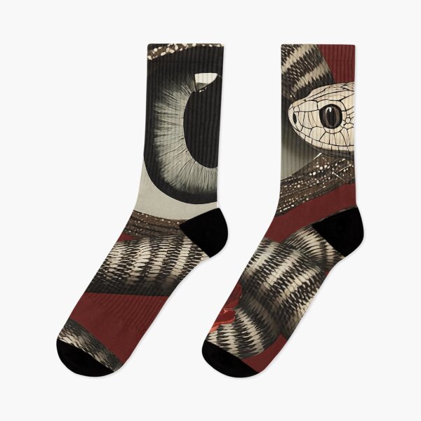 Item preview, Surreal Chinese Year of the Snake: Abstract Face with Serpentine Grace designed and sold by yinyuecreation.