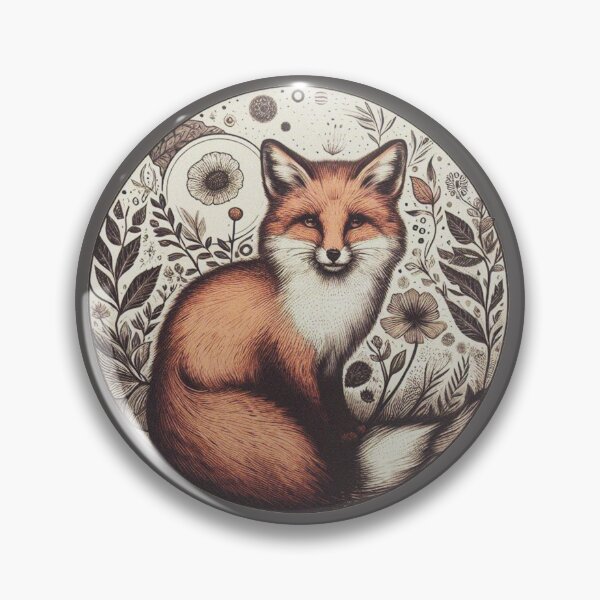 Item preview, Fox in a field designed and sold by Tori-Rori.