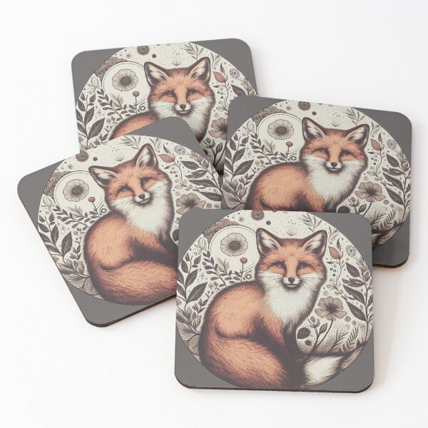 Item preview, Fox in a field designed and sold by Tori-Rori.