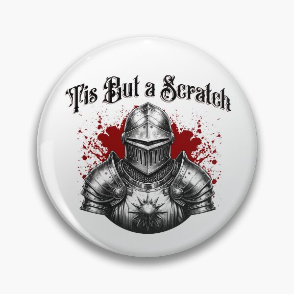 Item preview, Tis But A Scratch - Black Knight Funny Quote designed and sold by 2ndSketch.