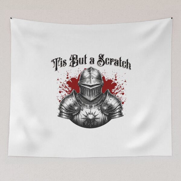 Item preview, Tis But A Scratch - Black Knight Funny Quote designed and sold by 2ndSketch.