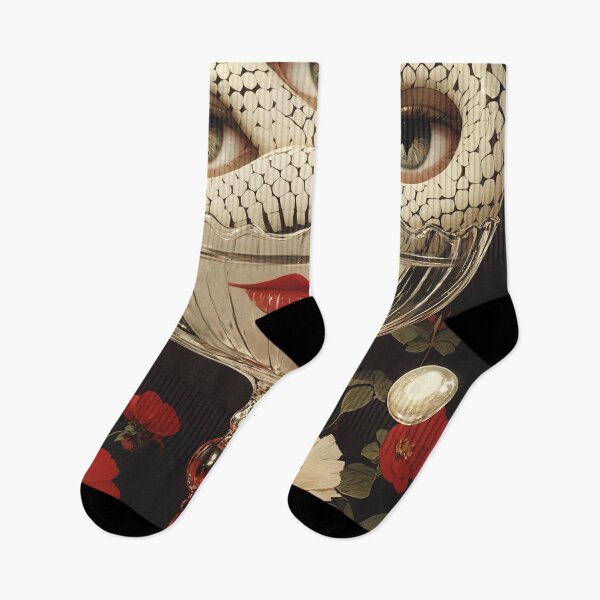 Item preview, Copy of Surreal Chinese Year of the Snake: Abstract Face with Serpentine Grace designed and sold by yinyuecreation.