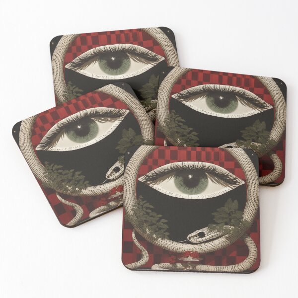 Item preview, Surreal Chinese Year of the Snake: Abstract Face with Serpentine Grace designed and sold by yinyuecreation.
