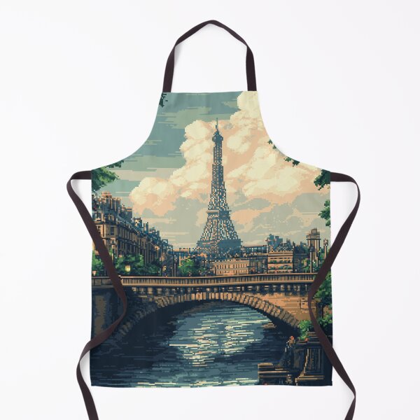 Aperçu de l'œuvre Paris en 8bit créée et vendue par Rtymer.