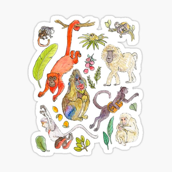 Year of the Monkey Sticker