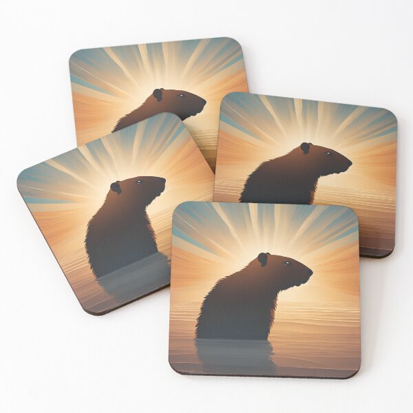 Item preview, Glowing Groundhog Silhouette Art designed and sold by Traloch O'Laoi.