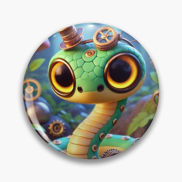 Item preview, Steampunk Smooth Earth Snake designed and sold by Sillytoe.