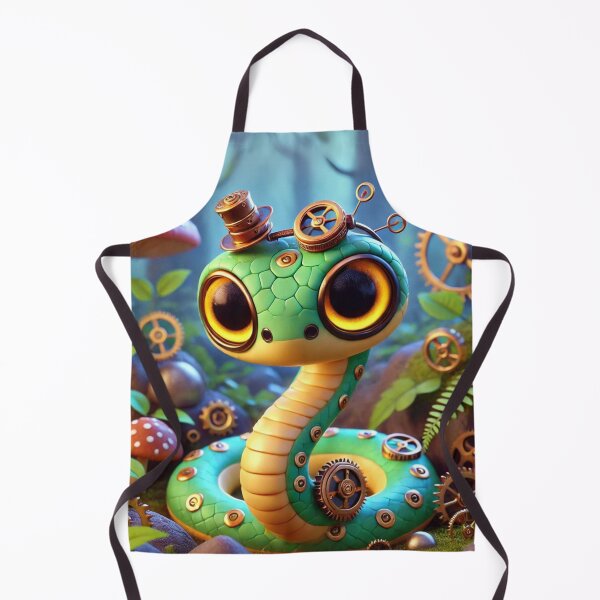 Item preview, Steampunk Smooth Earth Snake designed and sold by Sillytoe.