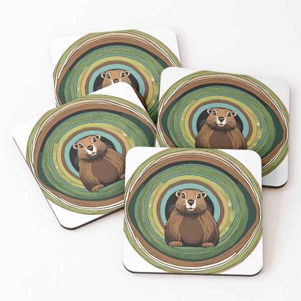 Item preview, Groundhog Tunnel Vision Abstract Art designed and sold by Traloch O'Laoi.