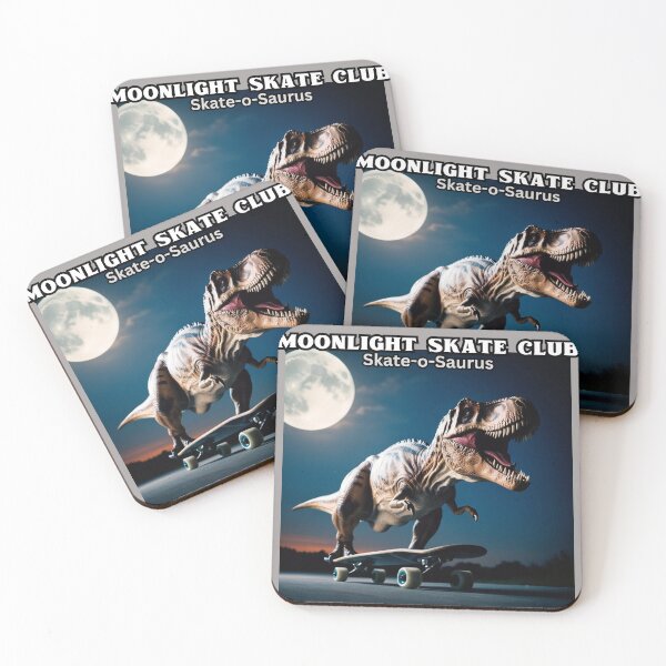 Item preview, Skate-o-Saurus, Skateboarding Dinosaur, Monsters Skating designed and sold by FroggyFly Designs.