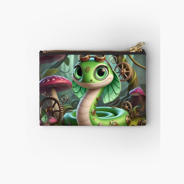 Item preview, Steampunk Smooth Green Snake designed and sold by Sillytoe.