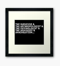 Annihilation Framed Print