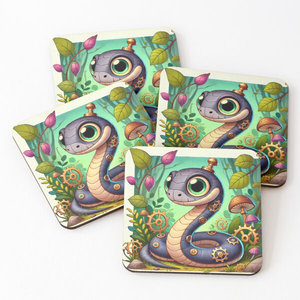 Item preview, Steampunk Smooth Snake designed and sold by Sillytoe.