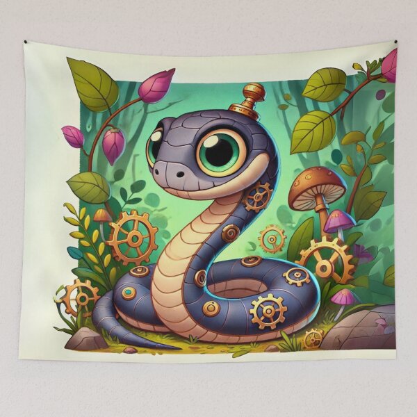 Item preview, Steampunk Smooth Snake designed and sold by Sillytoe.