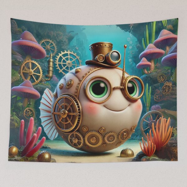 Item preview, Steampunk Snailfish designed and sold by Sillytoe.