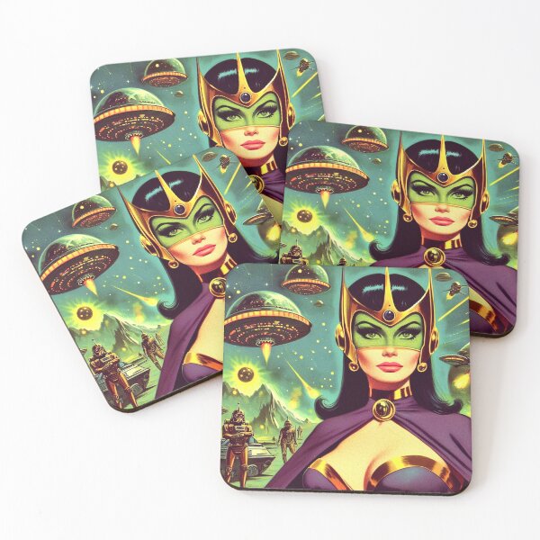 Item preview, Retro Space Woman designed and sold by PulpVintage.