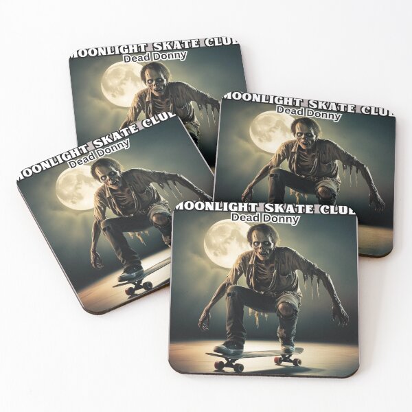 Item preview, Zombie Skater, Dead Donny, Moonlight Skate Club designed and sold by FroggyFly Designs.