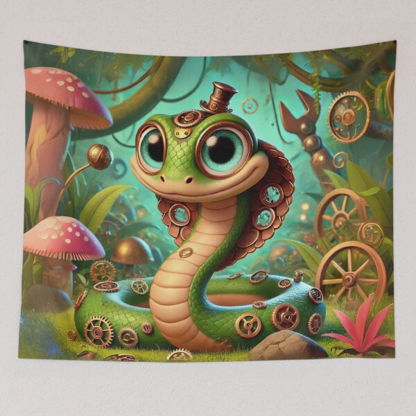Item preview, Steampunk Snake designed and sold by Sillytoe.