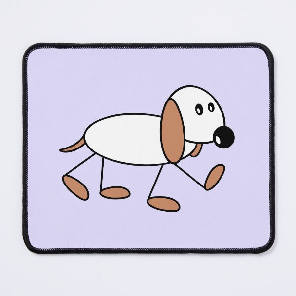 Item preview, Dog Stickman Goes Sweet Cute Walking Comic Drawing Comic Cartoon designed and sold by shirt-o-mat.