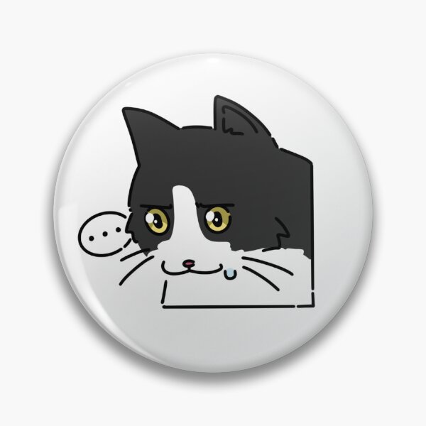 Item preview, Nervous Tuxedo Cat designed and sold by 01basil.