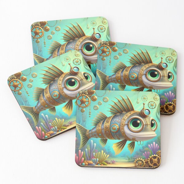 Item preview, Steampunk Snook Fish designed and sold by Sillytoe.