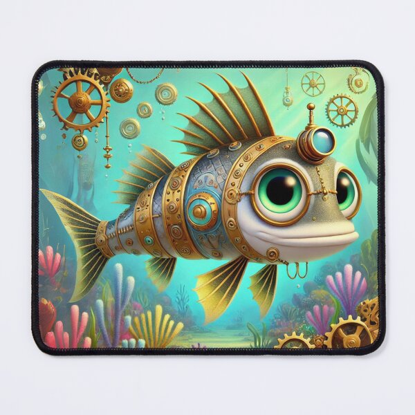 Item preview, Steampunk Snook Fish designed and sold by Sillytoe.