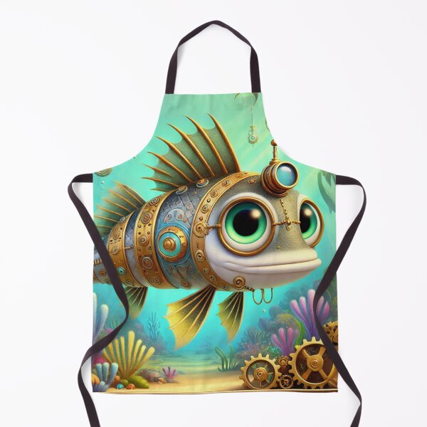 Item preview, Steampunk Snook Fish designed and sold by Sillytoe.