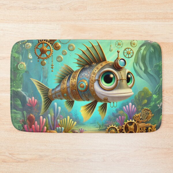 Item preview, Steampunk Snook Fish designed and sold by Sillytoe.