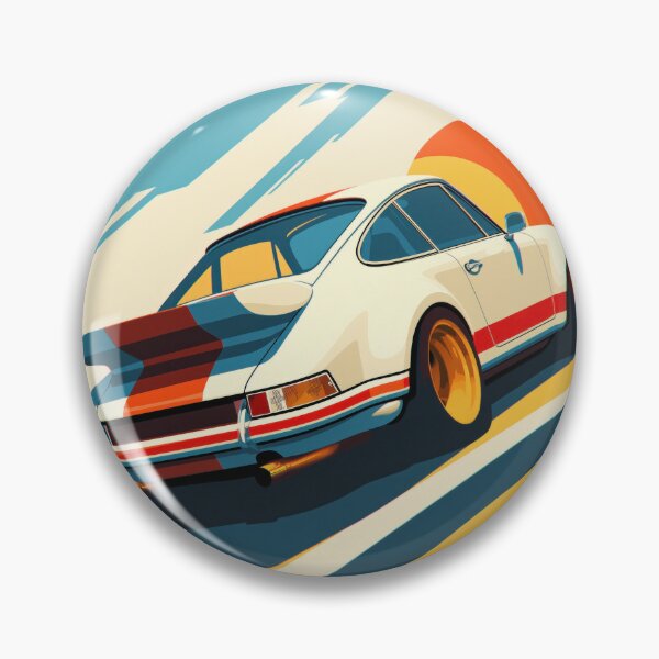 Item preview, Porsche 964 Turbo Rear View Print designed and sold by blackdogshop.