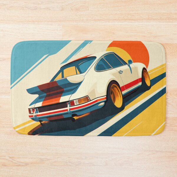 Item preview, Porsche 964 Turbo Rear View Print designed and sold by blackdogshop.