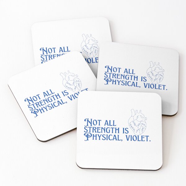 Item preview, "...not all strength is physical violet." -fourth wing, rebecca yarros designed and sold by madebysam :).