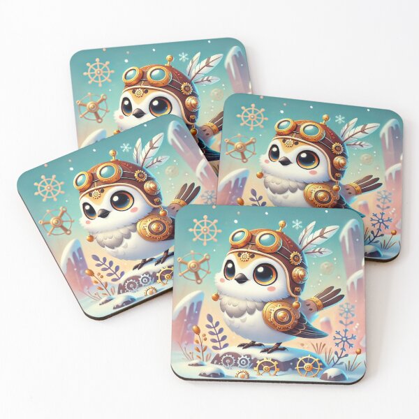 Item preview, Steampunk Snow Bunting designed and sold by Sillytoe.
