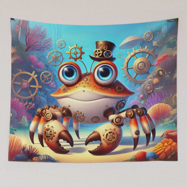 Item preview, Steampunk Snow Crab designed and sold by Sillytoe.