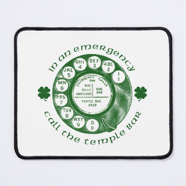 Item preview, In An Emergency Call the Temple Bar! - St. Patrick's Day Spring gift designed and sold by SSustainable.