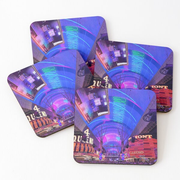 Item preview, Fremont Street, Las Vegas, Nevada, nighttime designed and sold by SafariByMarisa.